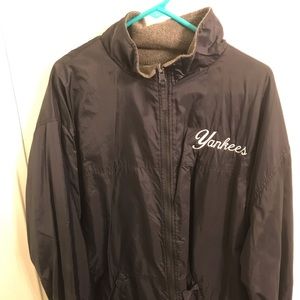 Fleece Lined Yankees Windbreaker